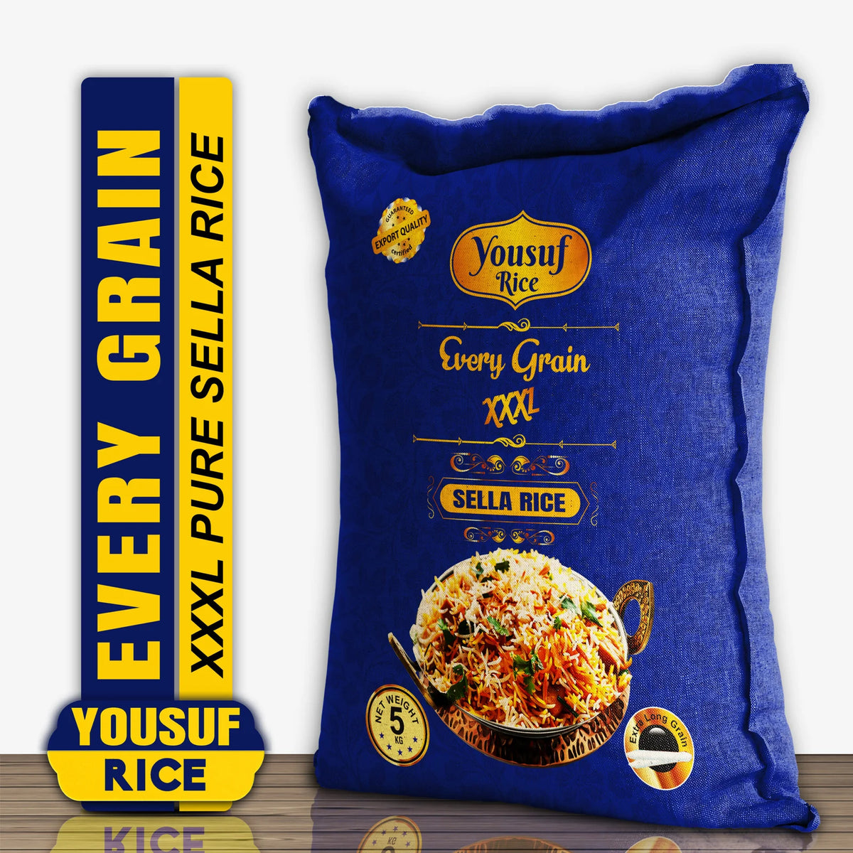 Every Grain XXXL Sella Rice – Pure 1121 Sella Extra Long Grain Rice (Hotel & Restaurant Deals)