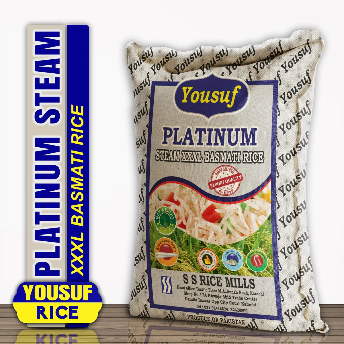 Platinum Steam XXXL Basmati Rice – Perfectly Aged Rice