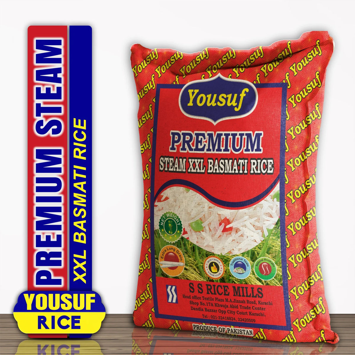 Premium Steam Basmati Rice (Tota Rice) – Perfectly Aged Rice
