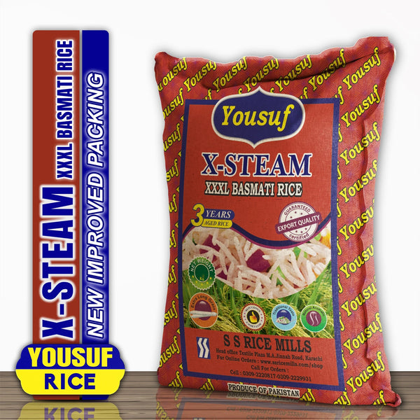 X-Steam XXXL Basmati Rice , Perfectly Aged Rice